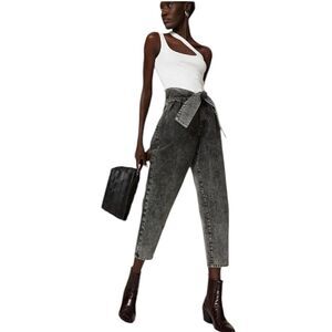 NWT Blank NYC ‘When in Rome’ Jeans in Grey Acid Wash Size 29